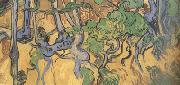 Vincent Van Gogh Tree Root and Trunks (nn04) USA oil painting artist